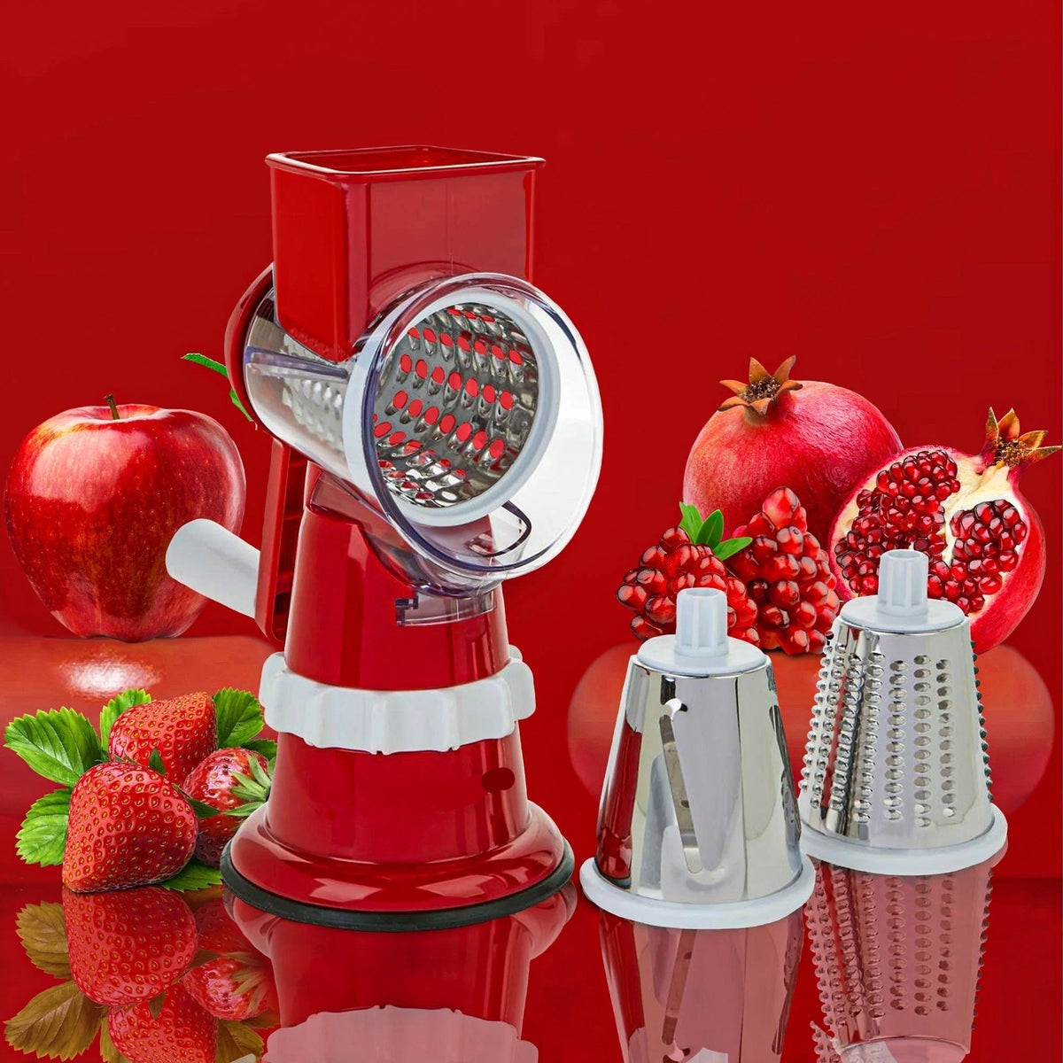 Vegetable Slicer Sharp Blades Hand Guard Dishwasher Safe