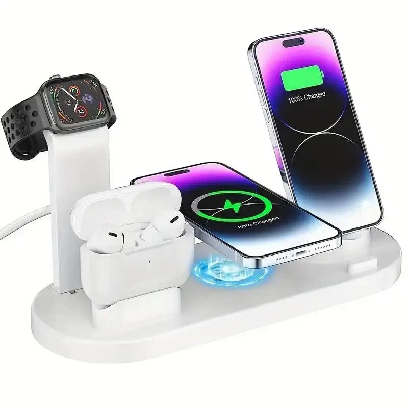 Wireless Charging Station 3-in-1 Fast Charging USB-C