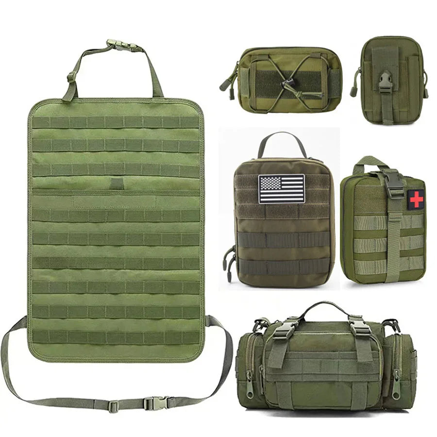 Hanging Car Organizer Oxford 600D Six Pockets