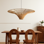 Pendant Light for Dining Room in Rattan Design