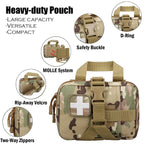 Trauma First Aid Kit MOLLE-Compatible Tourniquet & Chest Seal