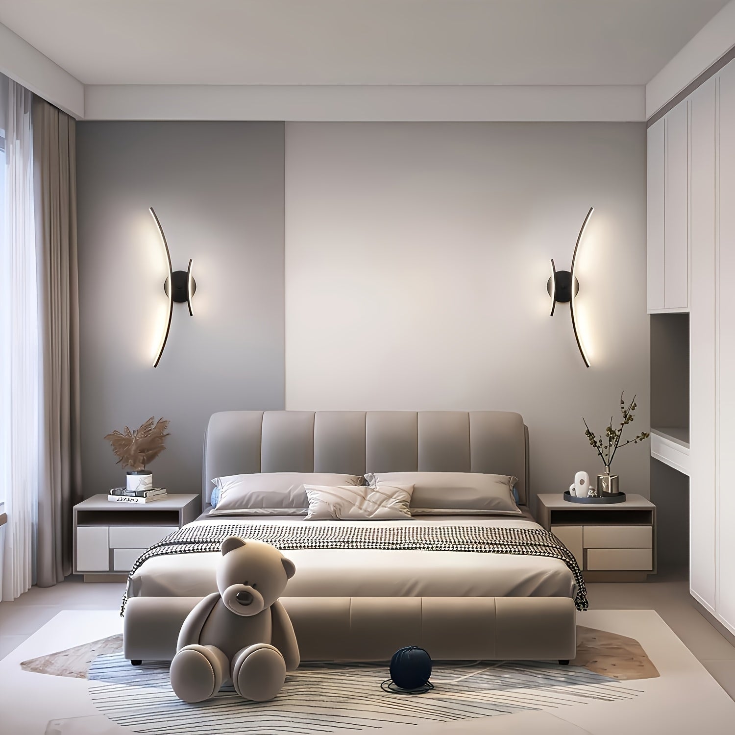 Linear Wall Sconce – LED Lighting for Bathroom, Living Room & Dining Areas