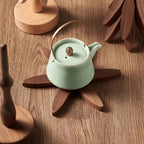 Wooden Coasters Tree-Shaped Walnut Heat-Resistant