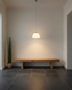 Frosted & Translucent Glass Dome Pendant Light