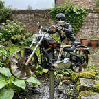 Stainless Steel Vintage Chopper Wind Chime (Garden Stake)