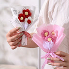 Handcrafted Mini Fabric Flower Bouquet for Mother's Day Gift