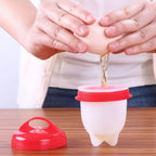 Egg Cooker Set Pour-In BPA-Free Silicone Dishwasher Safe