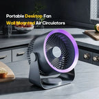 Portable Fan Mountable Wireless Rechargeable