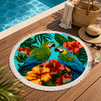 Quick-Drying Sand-Resistant Round Beach Towel