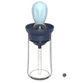 Oil Dispenser Bottle Push-Top Silicone Brush Glass Body