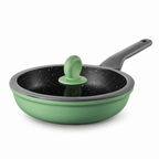 PFOA-Free Nonstick Induction-Compatible Frying Pan (Tempered Glass Lid)