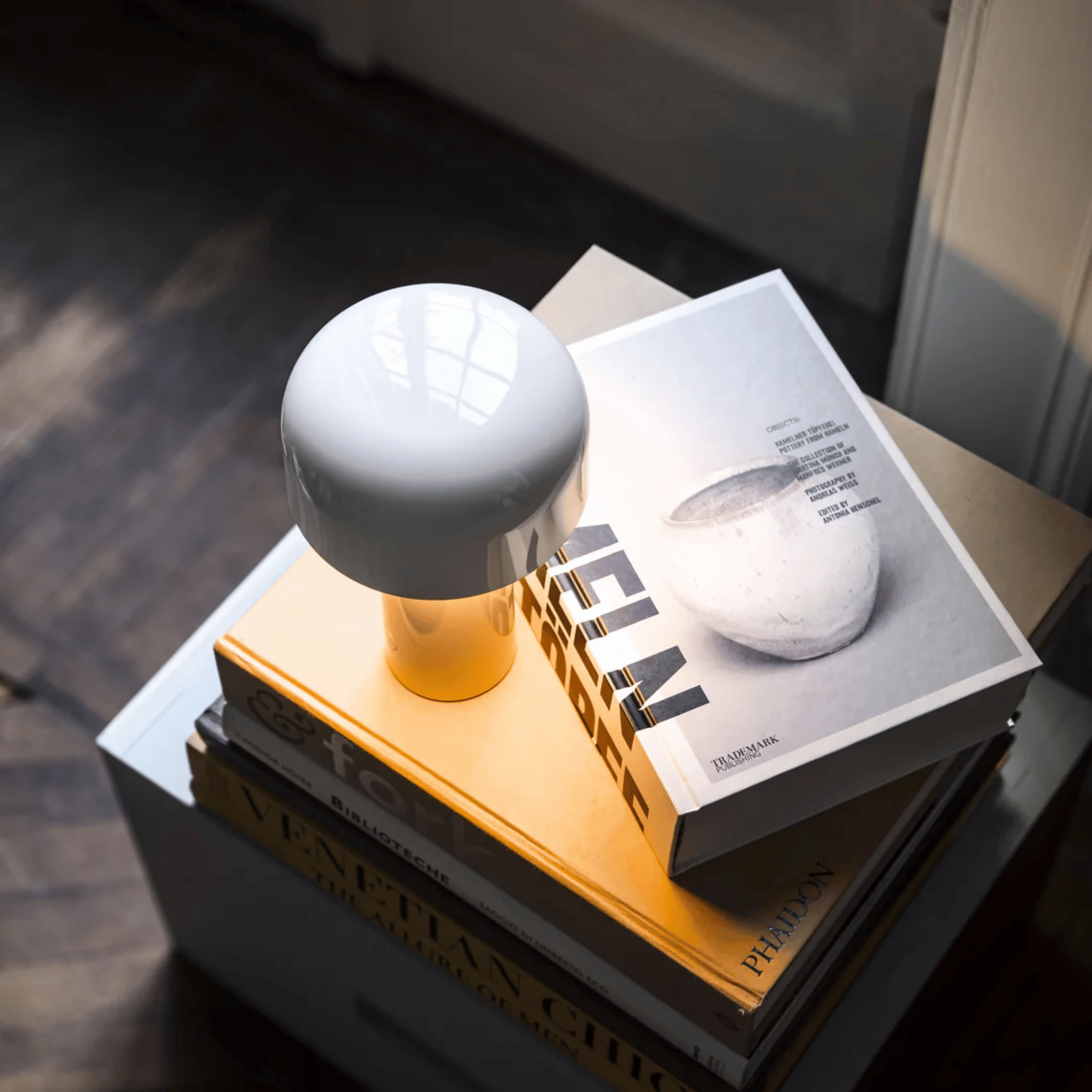 Metal Shade Rechargeable LED Desk Light