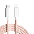 USB-C To Lightning Cable Fast Charging Braided Nylon 2-Pack