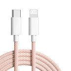 USB-C To Lightning Cable Fast Charging Braided Nylon 2-Pack
