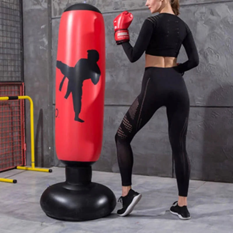 Punching Bag Freestanding Inflatable Water Or Sand Fillable Base