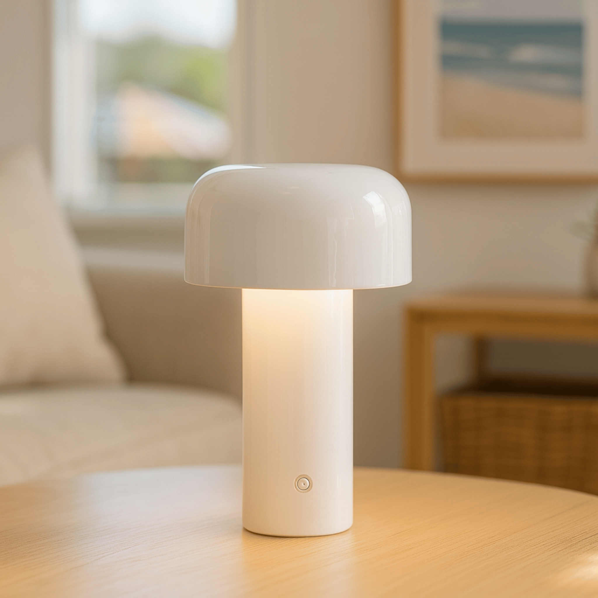 Metal Shade Rechargeable LED Desk Light