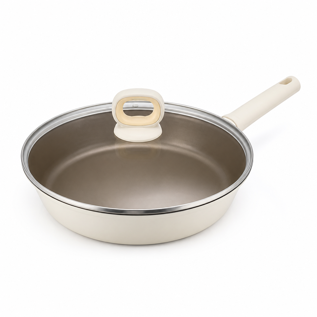 Titanium-Coated PFOA-Free Nonstick Frying Pan (Induction Compatible)