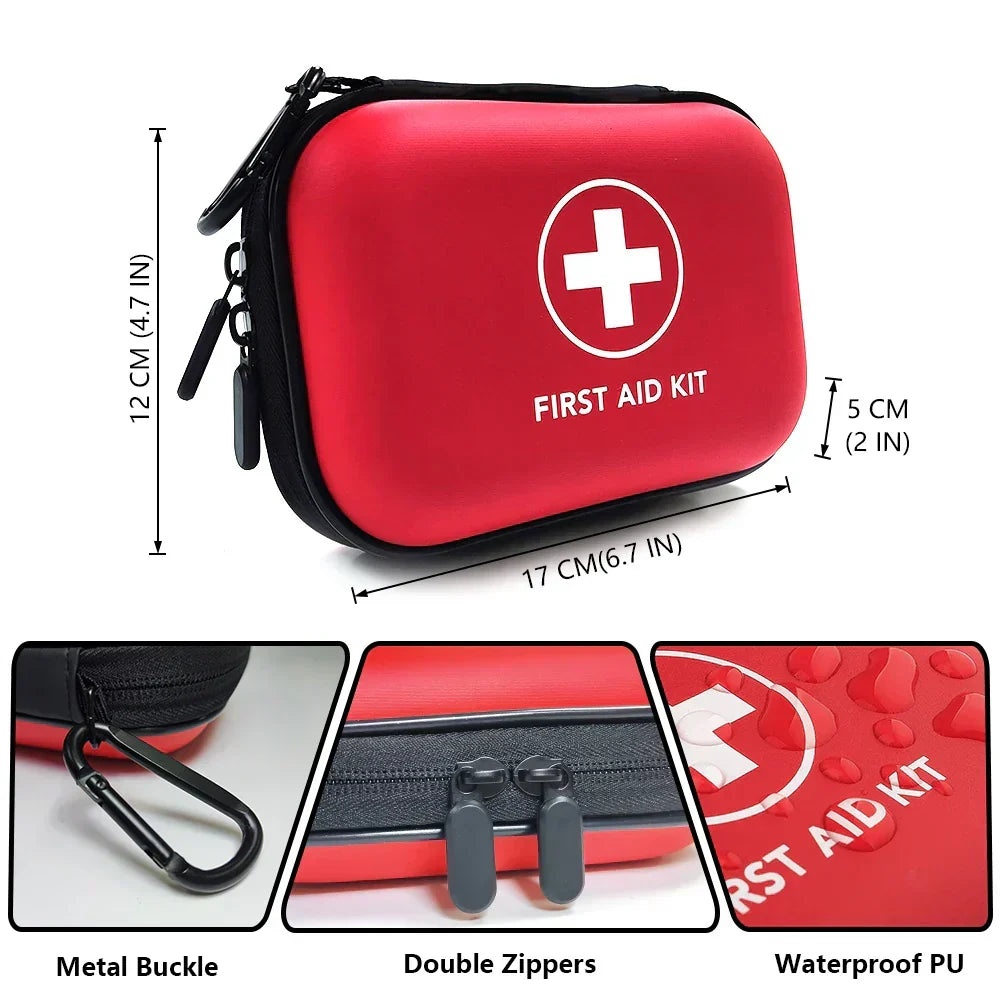 First Aid Kit 91-Piece Compact & Portable EVA Case
