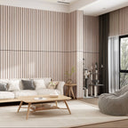 Embossed 3D Wood-Look Self-Adhesive Wall Sticker