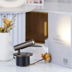 Cylindrical Head Metal Wall Lamp for Reading - Adjustable Design