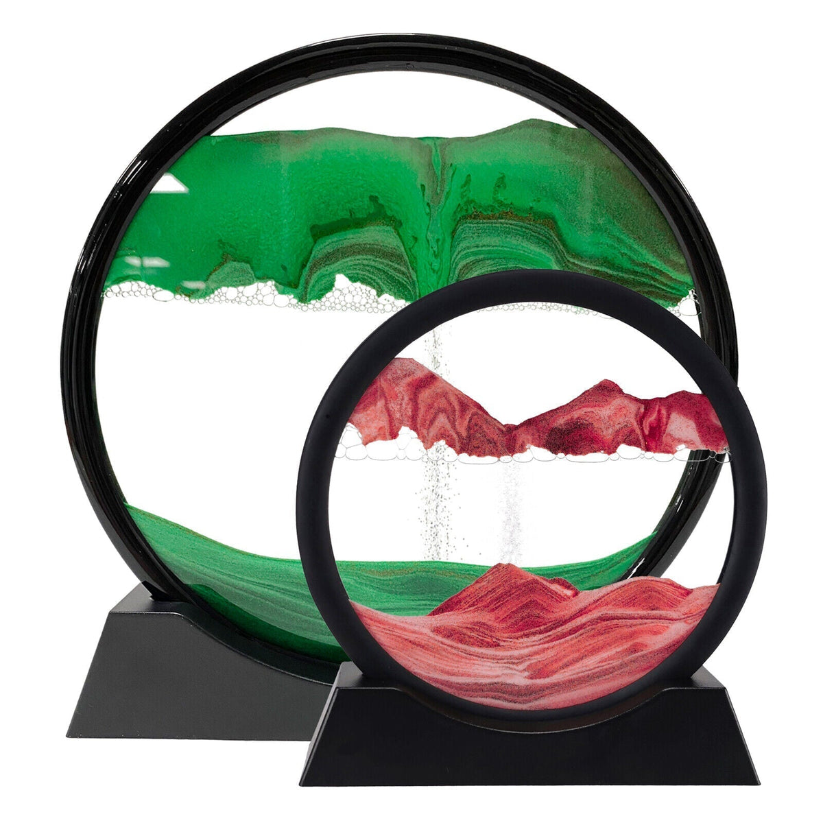 Dynamic Sand Art Display in 3D