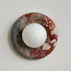 Elegant Indoor LED Wall Light Fixture - Modern Marble Sconce