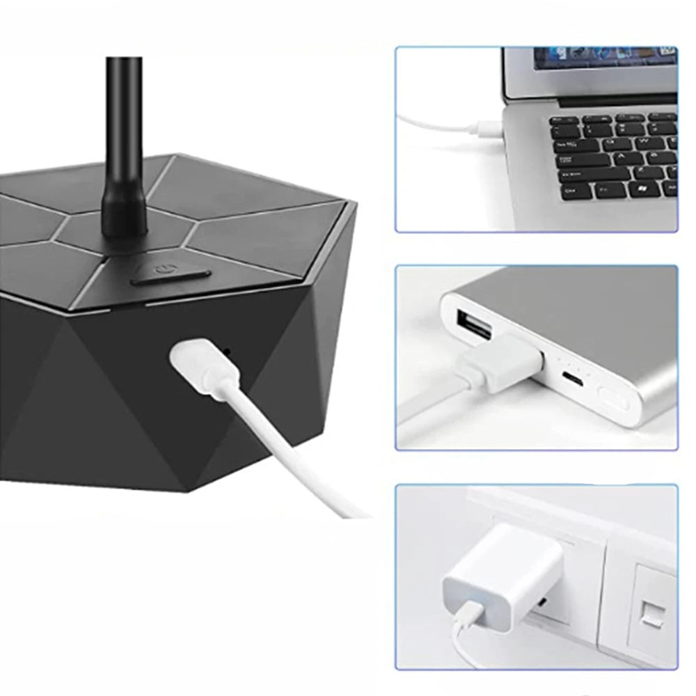 Rotating Insect Repellent Fan for Tabletop Use