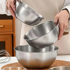ElegantNest 5-Piece Stainless Steel Mixing Bowl Set