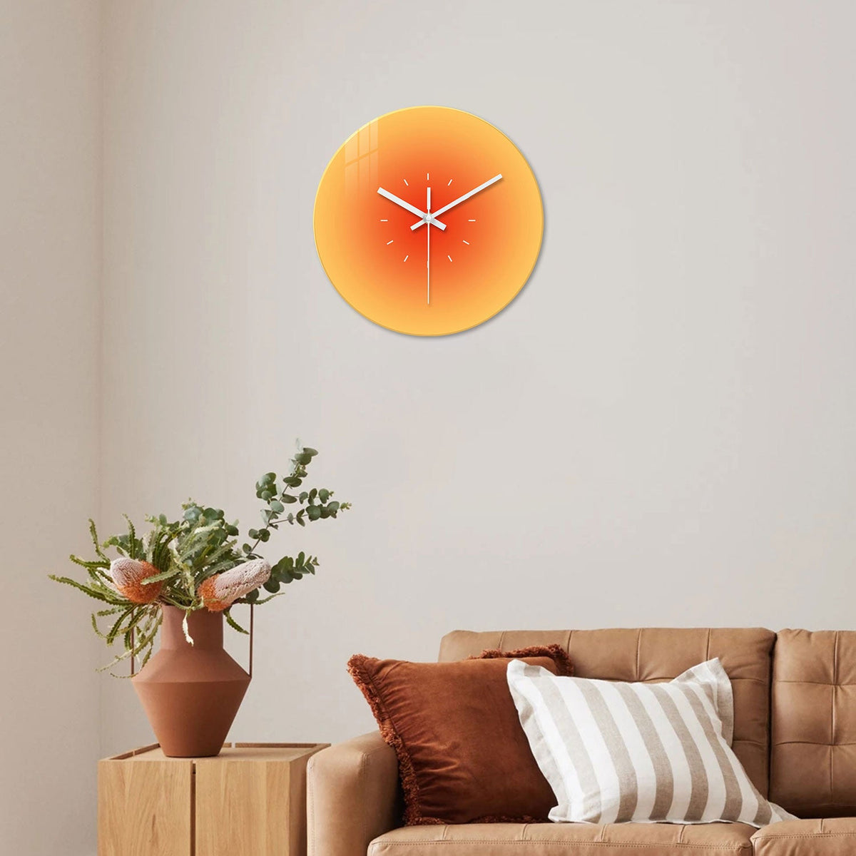 Serene Spectrum Wall Clock: A Stylish Touch for Any Room
