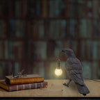 Gothic Crow Decorative Table Lamp with Unique Design