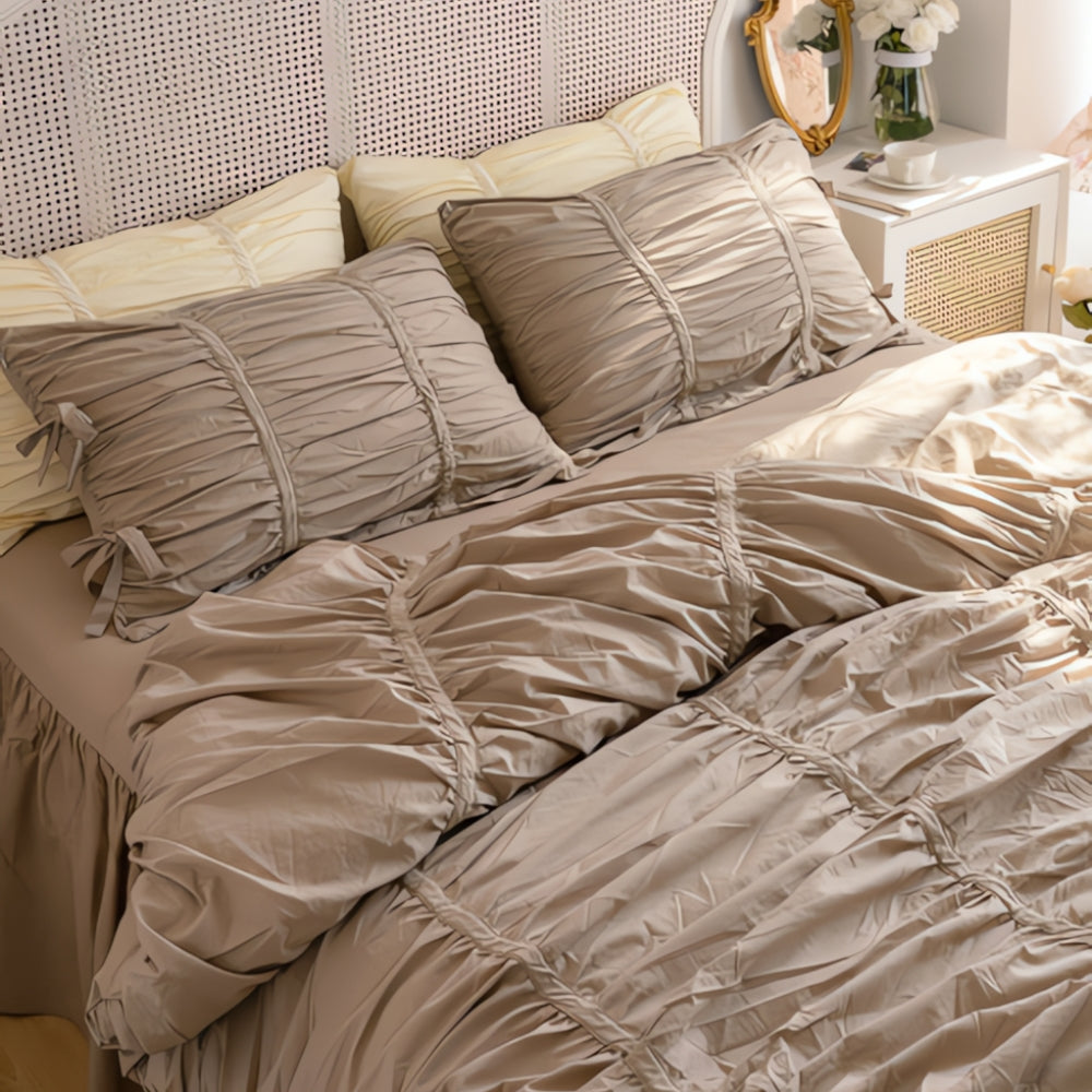 4-Piece Vintage Lace Bed Linen Set