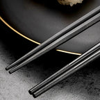Chic Stainless Steel Chopstick Collection