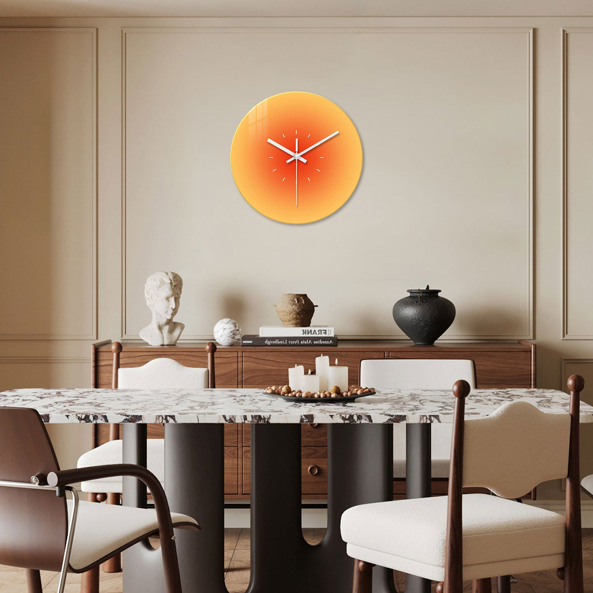 Serene Spectrum Wall Clock: A Stylish Touch for Any Room