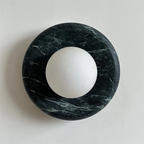 Elegant Indoor LED Wall Light Fixture - Modern Marble Sconce