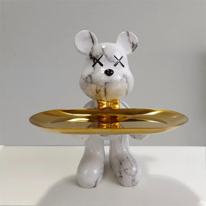Bear Organizer with Drawer – Decorative Storage Solution