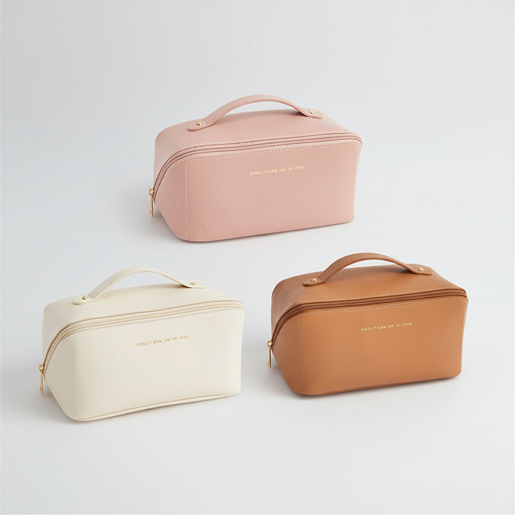 Large Capacity Toiletry Organizer - Travel Cosmetic Bag