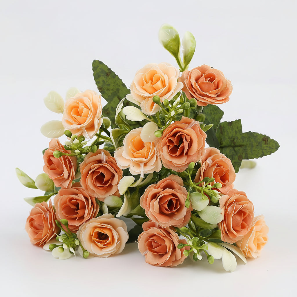Decorative Hanging Basket with Artificial Roses for Mother's Day
