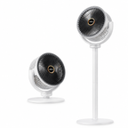 Foldable USB-Rechargeable 360° Rotating Floor Fan (7.9 in)