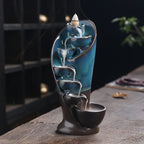 Incense Waterfall Handcrafted Ceramic Torch Design