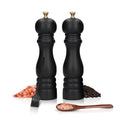 Salt and Pepper Grinder Set Wooden Ceramic Adjustable Coarseness