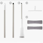 Floor Mop Easy-Squeeze Built-In Dispenser & 180° Swivel