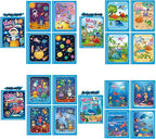 Water Coloring Book Set Reusable & Mess-Free 4 Books