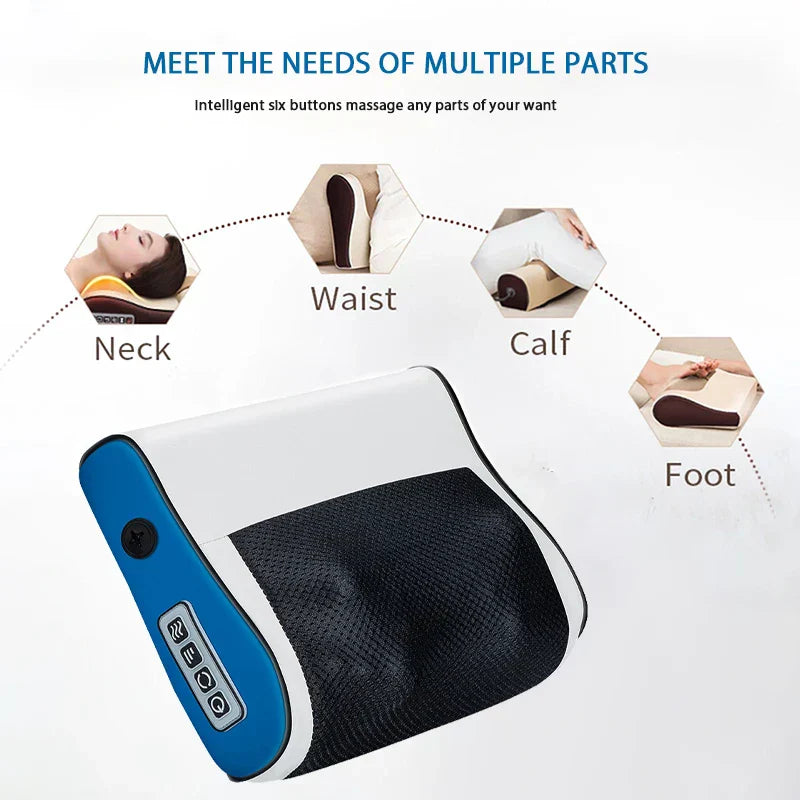 Neck & Shoulder Massager Deep Kneading Adjustable Heat