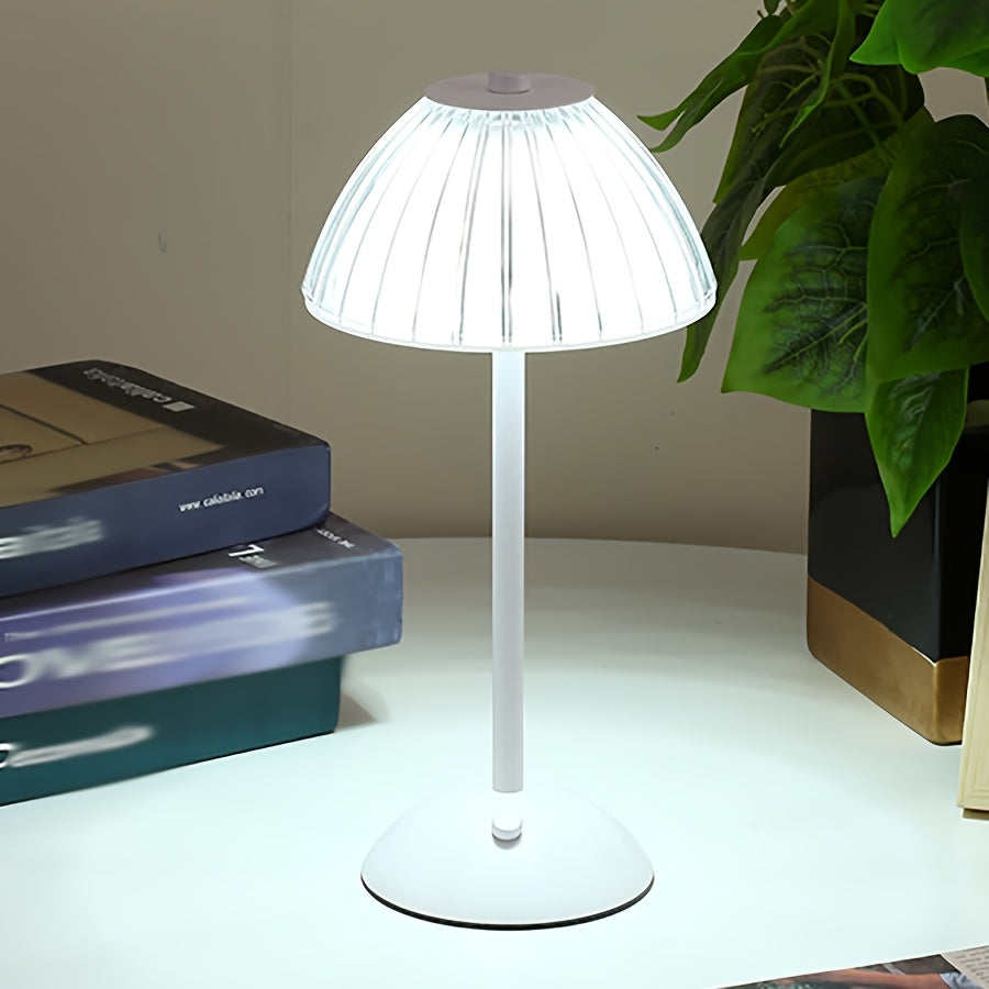 Rechargeable USB Table Lamp with Golden Finish