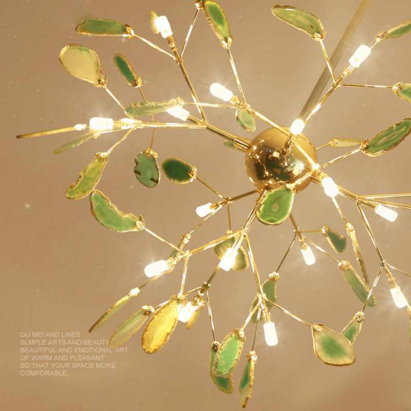 Branch Style Design Glass Chandelier in Multiple Colors