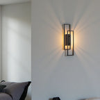 Double Rectangle Frame Wall-Mounted LED Light Fixture