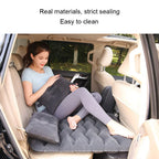 Inflatable Car Mattress Thick Flocked Fabric Universal Fit