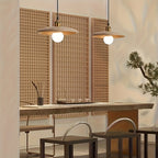 Scandinavian Ceiling Lamp - Solid Wood Pendant Light in Modern Design
