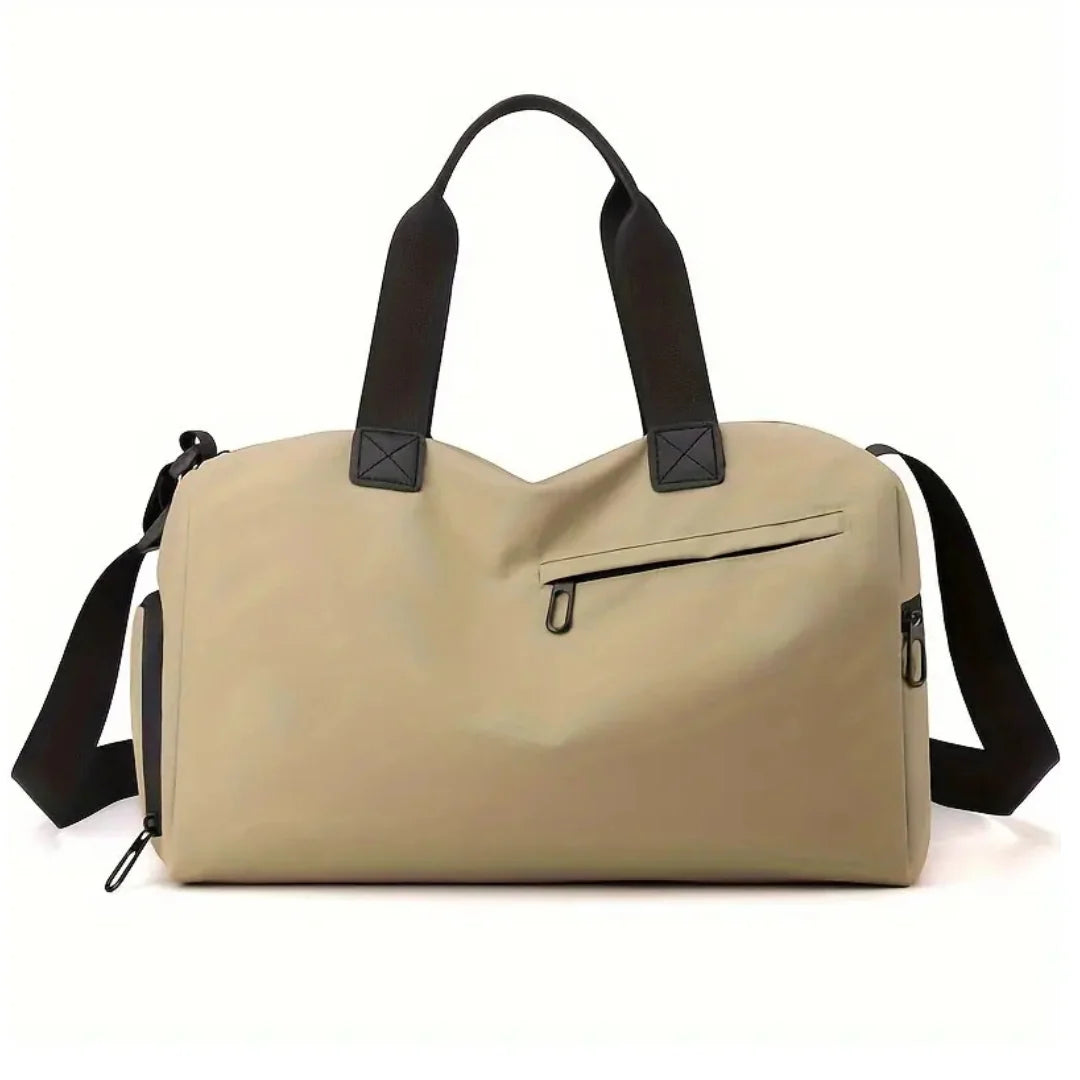 Gym Bag Waterproof Oxford Shoe Compartment & Bottom Pocket