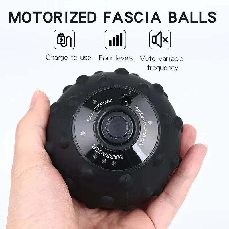 Massage Ball Textured Silicone Four-Speed & Heat Therapy